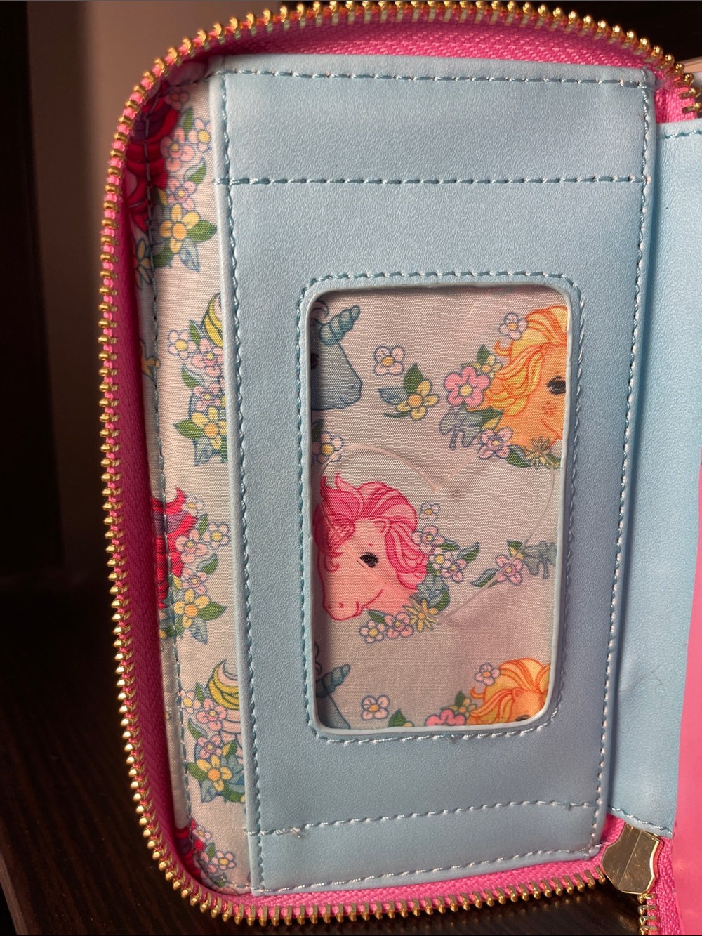 Loungefly Hasbro My Little Pony 40th Anniversary Pretty Parlor Zip Around Wallet - Picture 4 of 7